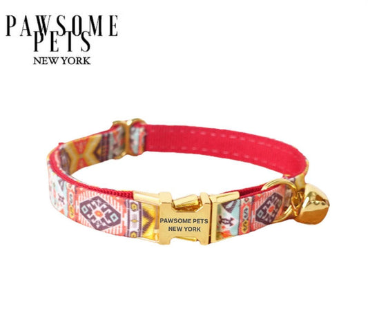 SMALL SIZE DOG & CAT COLLAR - RUBY RED